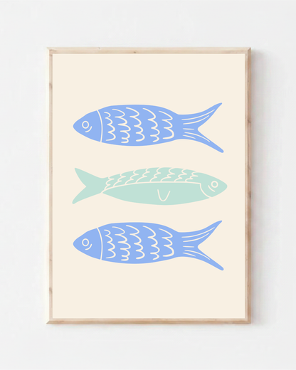 Three Little Blue Fish