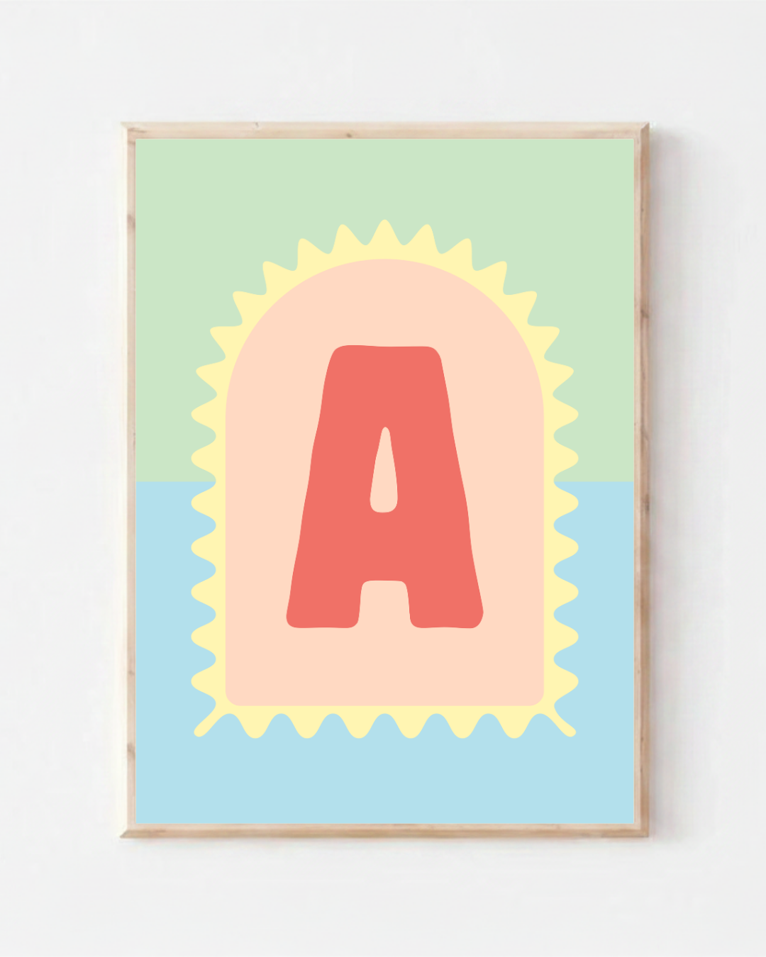 Sunny Initial Print